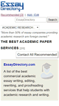 Mobile Screenshot of essaydirectory.com